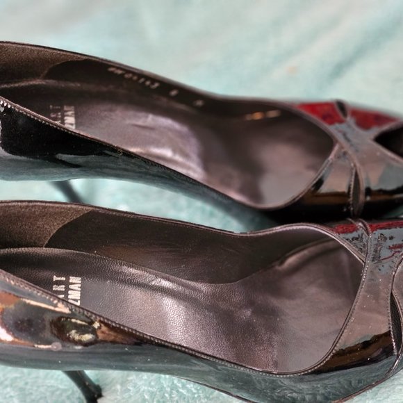 Stuart Weitzman Shoes - Stuart Weitzman black Criss cross heels size 8 medium